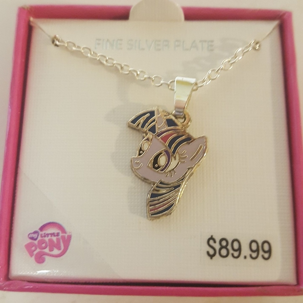 Fine silver plated Twilight Sparkle My Little Pony